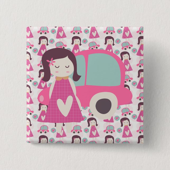 Girls Going Ställen Knapp (Framsida)