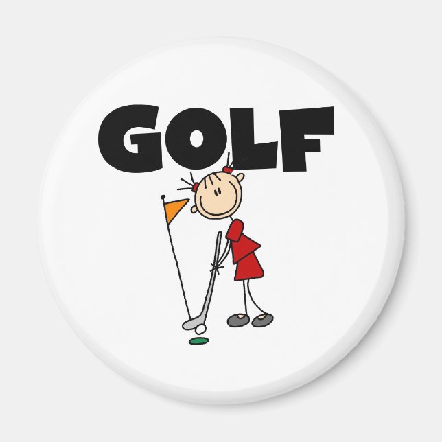 Girls GOLF Magnet (Framsidan)