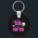 Girls Golf Shirt Birthday Golf Women Golf Player  Nyckelring<br><div class="desc">Girls Golf Shirt Birthday Golf Women Golf Player</div>