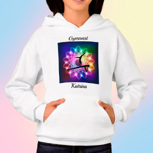 Girls Gymnastics Balance Beam Gymnast Hoodie T Shirt