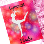 Girls Gymnastics Bubble Roligt Pussel<br><div class="desc">Flickor Gymnastics Bubbles-design - lägg till namn i gymnast!</div>