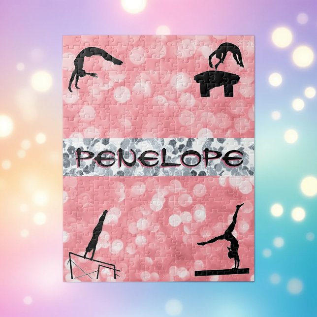 Girls Gymnastics Events Glitz och Glam Pussel (Skapare uppladdad)
