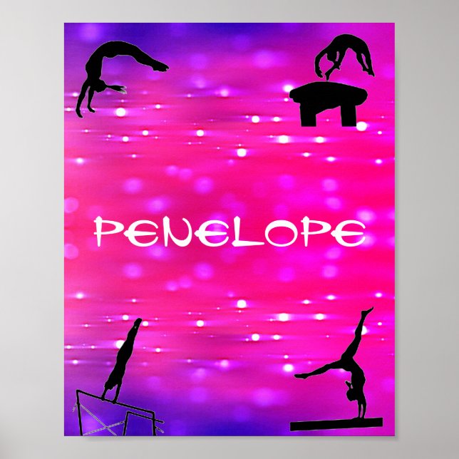 Girls Gymnastics Events Poster (Framsidan)