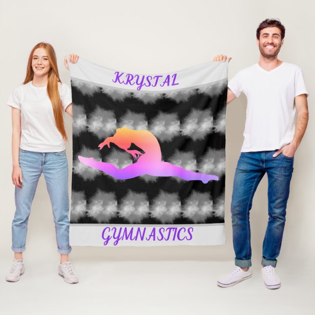 Girls Gymnastics Fleece Blanket (På plats)