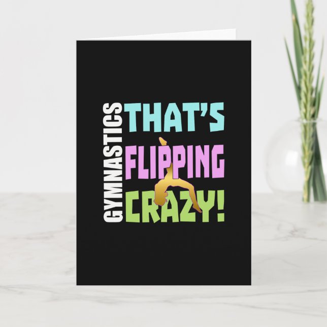 Girls Gymnastics - Flipping Crazy Kort (Framsida)