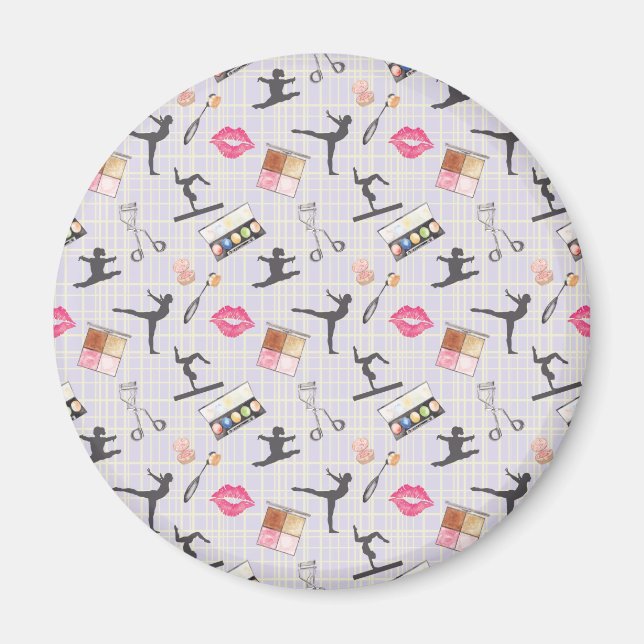 Girls Gymnastics - Girly Makeup Magnet (Framsidan)