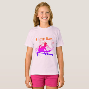 Girls Gymnastics i Kärlek Pub Gymnast T-Shirt