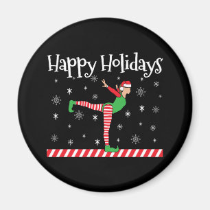Girls Gymnastics Jul Elf Magnet