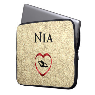 Girls Gymnastics Laptop sleeve - Personlig Namn