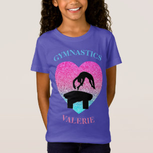 Girls Gymnastics T-Shirt for Gymnast - Vault