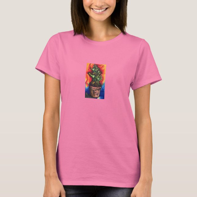Girls handplanta t-shirt (Framsida)
