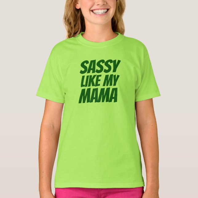 Girls Hanes TAGLESS® T-Shirt (Framsida)