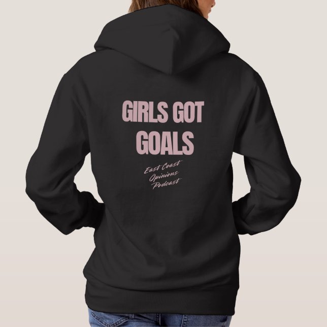 Girls Har Goals hoodie T Shirt (Baksida)