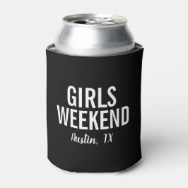 Girls Helg can Cooler | Modern svart