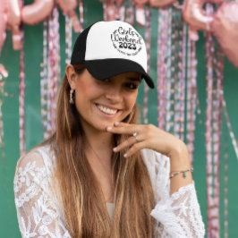 Girls Helg Färg Anpassade Truckerkeps