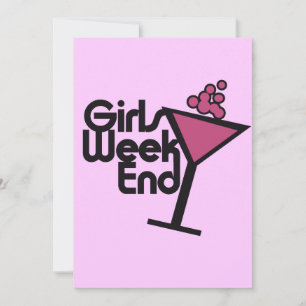 Girls Helg Inbjudningar