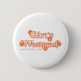 Girls Helg Retro Bachelorette Party Bride Knapp