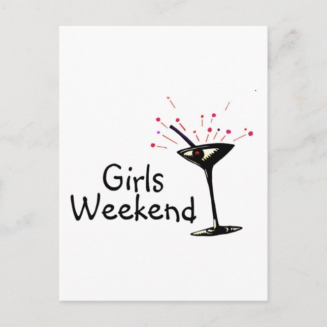 Girls Helg Vykort (Framsida)