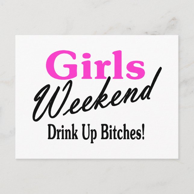 Girls Helg Vykort (Framsida)