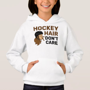 Girls Hockey Hair aktar inte Brunette T Shirt