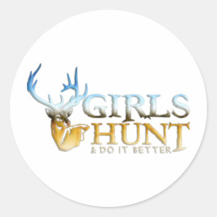 GIRLS HUNT HJORT RUNT KLISTERMÄRKE