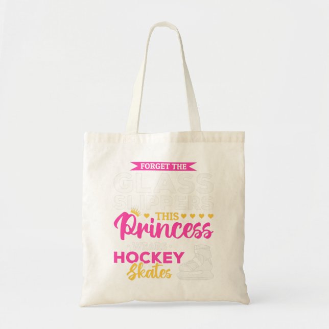 Girls Ice Hockey Princess Premium Tygkasse (Framsidan)