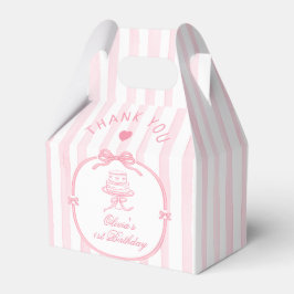 Girls Just Wanna be One Pink Bow Thank You Presentaskar