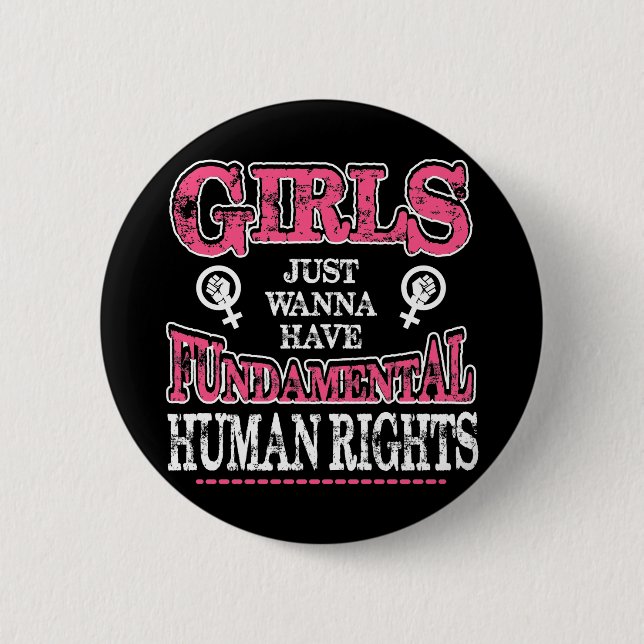 Girls Just Wanna Have Fundamental Rights Knapp (Framsida)