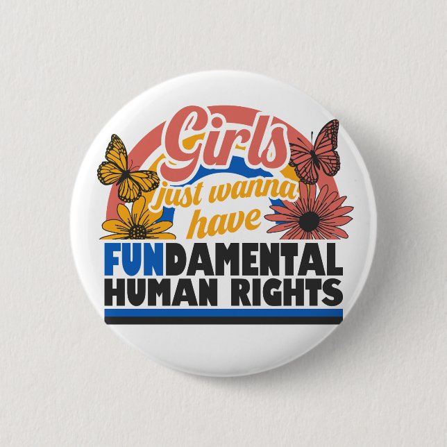 Girls Just Wanna Have Fundamental Rights Knapp (Framsida)