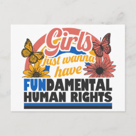 Girls Just Wanna Have Fundamental Rights Vykort