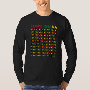 Girls Kärlek Ghana Soccer Balls Kids Småbarn Ghana T Shirt