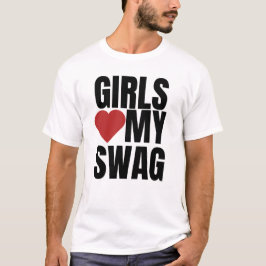 Girls kärlek, min svamp t shirt