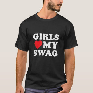 Girls Kärlek My Swag T Shirt
