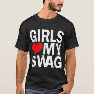 Girls Kärlek My Swag T Shirt