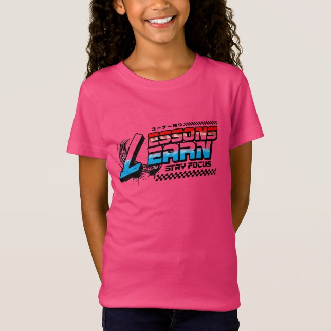 GIRLS/KIDS FOCUS LESSONS LEARN TEE (Framsida)