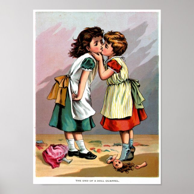 Girls Kissing Poster (Framsidan)