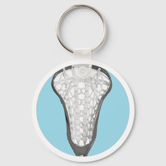 Girls Lacrosse Gift Nyckelring (Framsida)