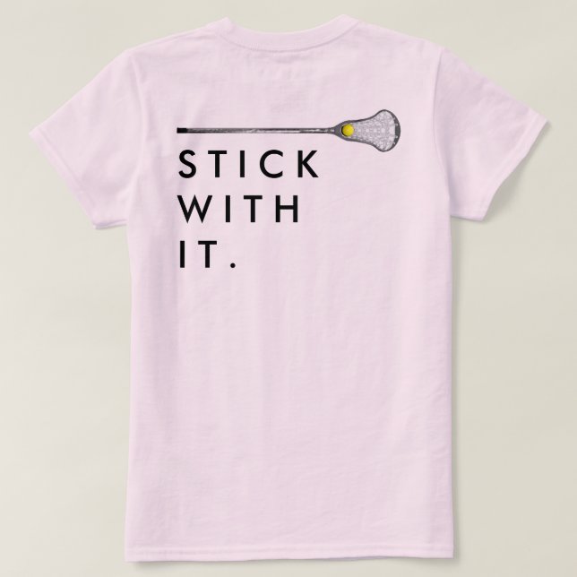 Girls Lacrosse T-shirt (Design baksida)