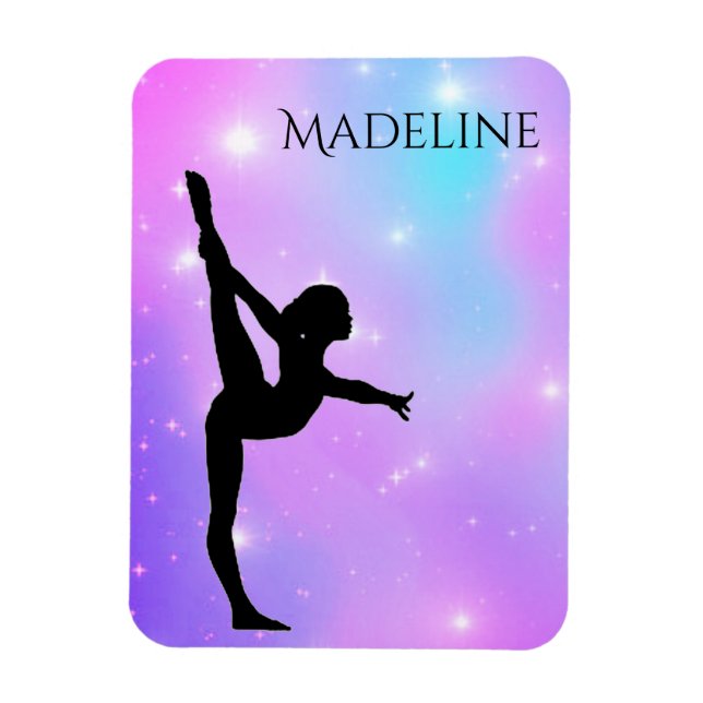 Girls Lila Gradient Magnet (Vertikal)