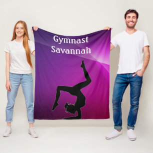 Girls Lila Gymnastics Fleece Blanket