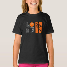 Girls Love Basketball, Basketball Player T Shirt
