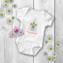 Girls Magic Princess Castle Personlig Namn