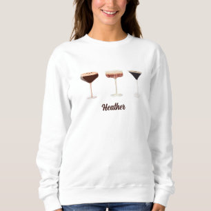 Girls Night Espresso Martini Crew namn Matching T Shirt