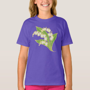 Girls Organic T-shirt: Lily of the Valley Tröja