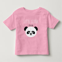 Girls Personlig Panda Kawaii Little Sister