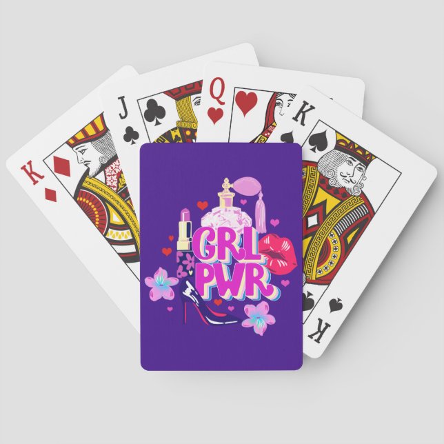 Girls Power Casinokort (Baksidan)