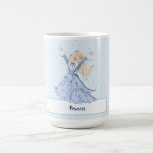 Girls Princess Enchanted Snöflingor Kaffemugg