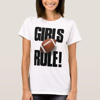 GIRLS REGEL! Fotboll Tee Shirt