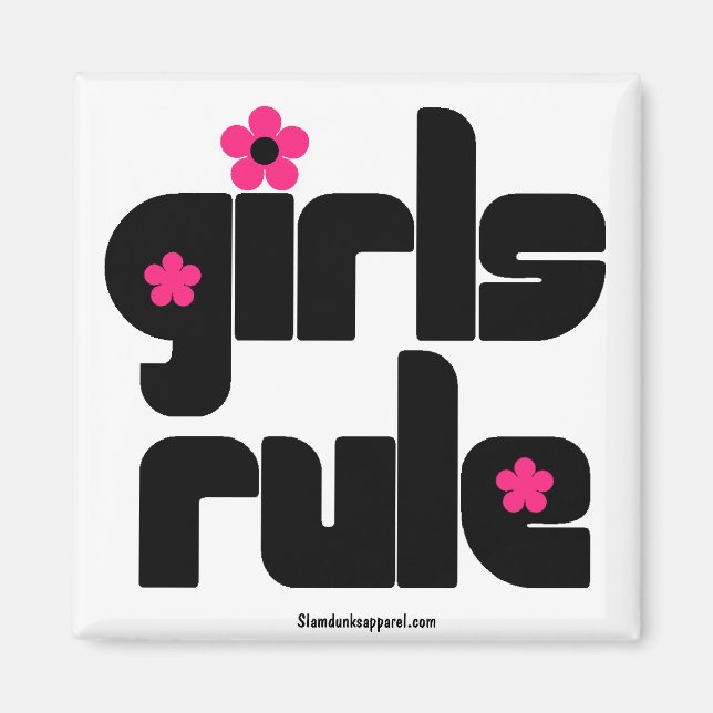 Girls regelmagnet magnet (Framsidan)