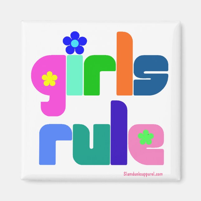 Girls regelmagnet magnet (Framsidan)